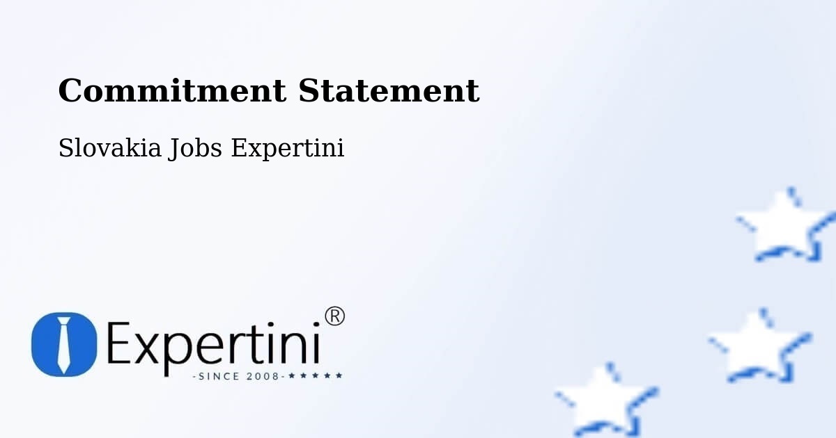 Corporate Commitment – Bratislava   Vajnory - Slovakia Jobs Expertini